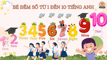Dạy bé tập đếm số từ 1 đến 10 tiếng anh | Bé học đếm với hai bàn tay | Dạy Tiếng Anh cho trẻ mầm non