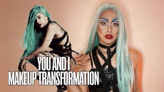 YOU AND I LADY GAGA MAKEUP TRANSFORMATION (INSPIRED BY SADNESS?!)