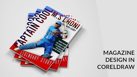 How To Design Magazine In Coreldraw | Magazine Design | Coreldraw Tutorial