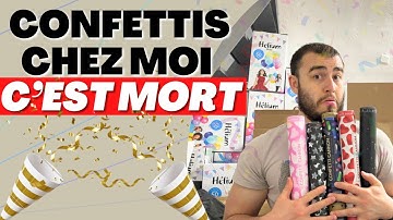 Comment ça fonctionne les canons à confettis ! 😭