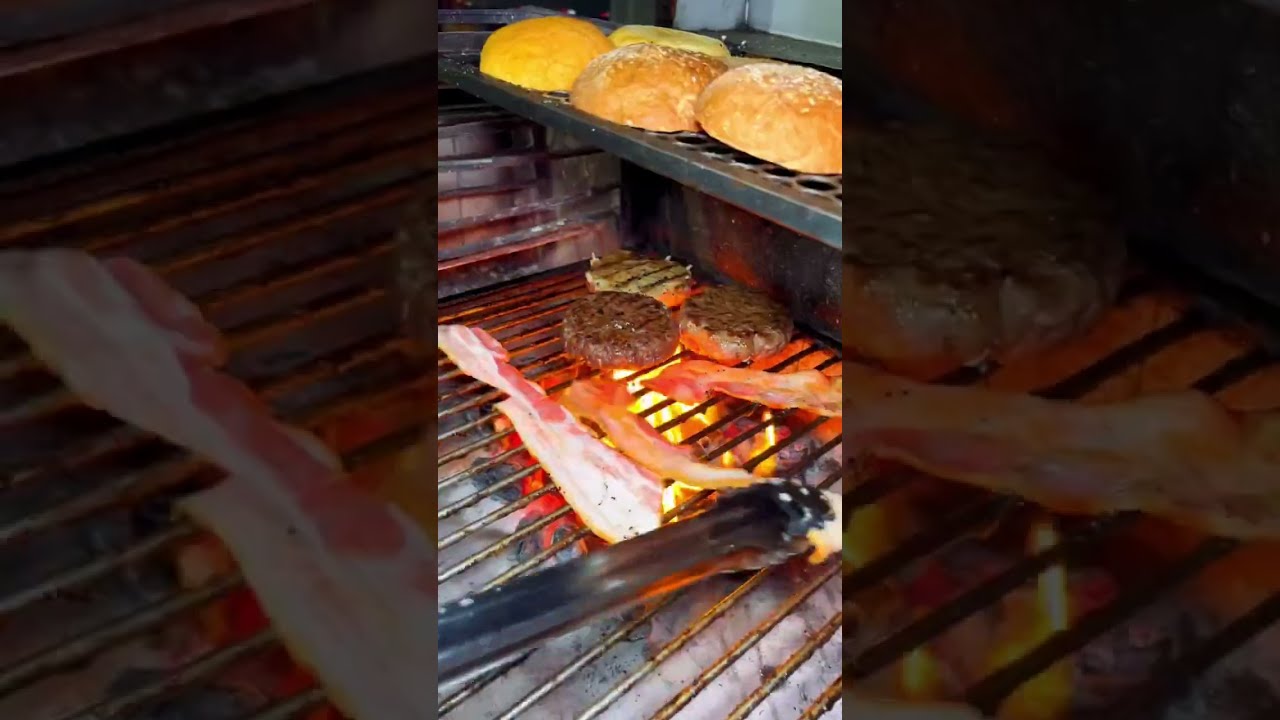 BURGER NA BRASA! Você gosta? Comenta pra ajuda! Estou começando agora no youtube