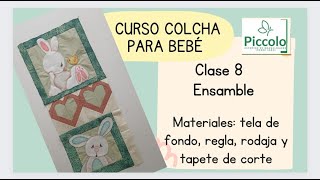 Colcha para bebe Ensamble parte 2