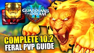 COMPLETE 10.2 Feral Druid PvP Guide | Talents, BiS Gear, Rotation and MORE!