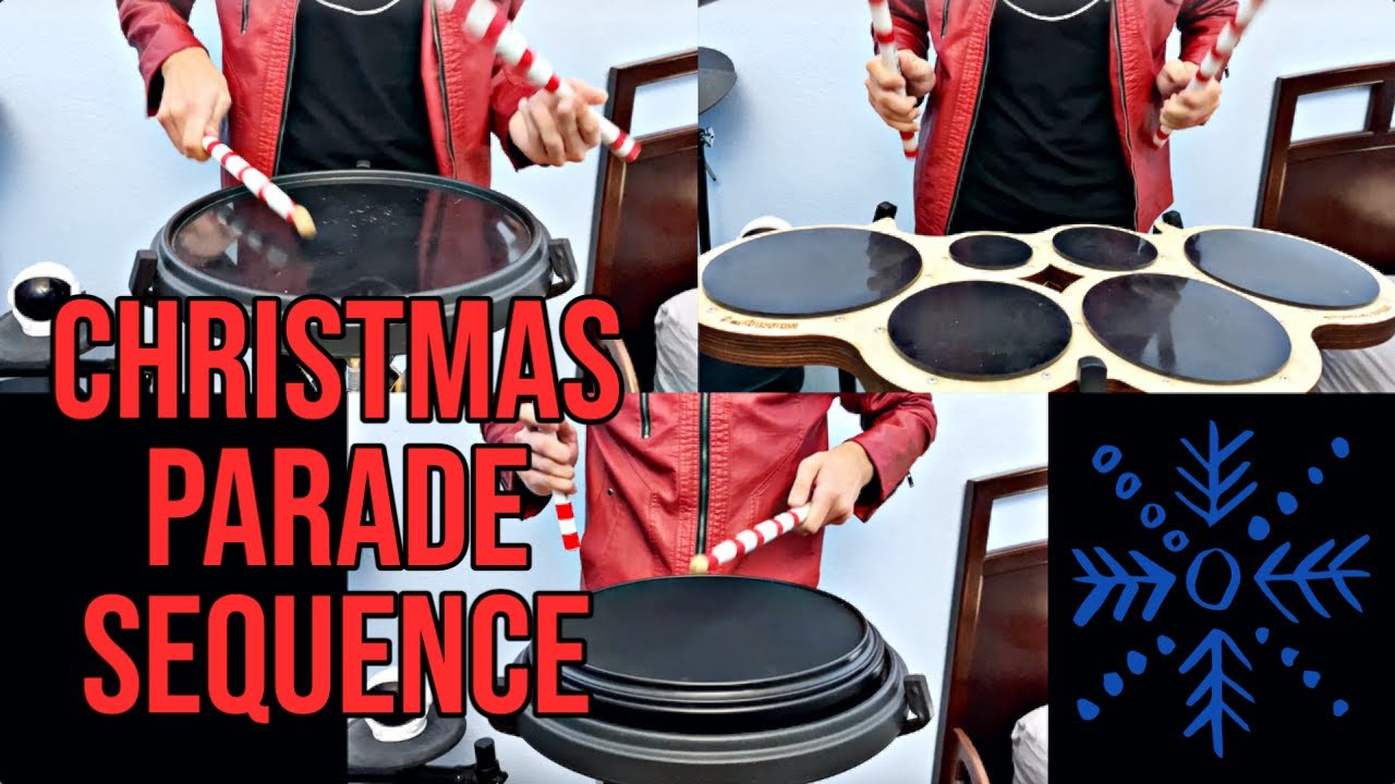 Christmas Parade Sequence - Marching Band | All Drum Parts