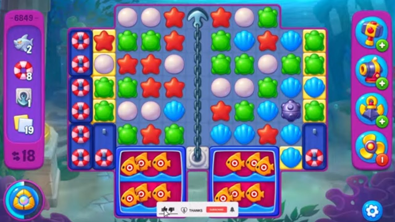 Fishdom lvl 6842-8652🔥Gameplay #632