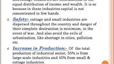 cottage and small scale industries in india