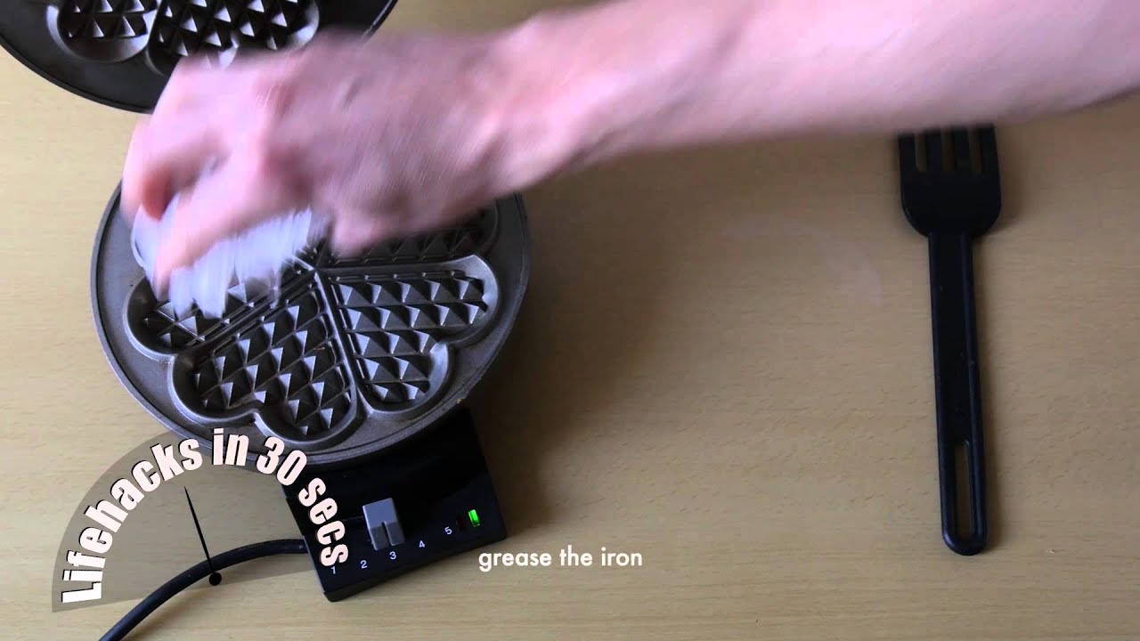 Omelette with a waffle iron YouTube