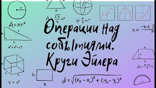 Операции над событиями на кругах Эйлера