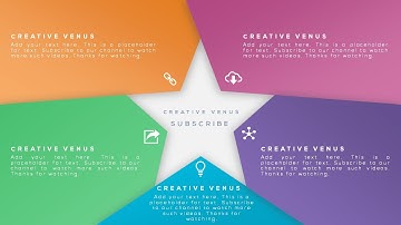 How To Create a very Unique Design in Microsoft Office PowerPoint PPT | #Star #Infographic Tutorial