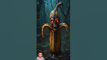 Banana ghost 👻#aiart #horror#scary #scarystories #animation #horror #creepy