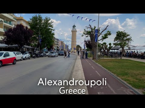 Discovering Alexandroupoli Greece Walking tour 2023
