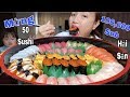 🇯🇵Ăn Sấp Mặt 1 Mâm Sushi Hải Sản Khổng Lồ Mừng 100K Sub - Cuộc Sống Ở Nhật#182