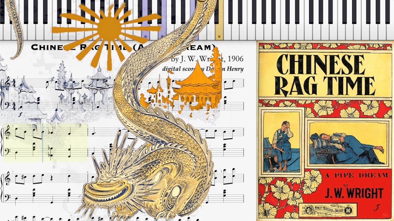 Chinese Ragtime by J. W. Wright (1906, Ragtime piano) - YouTube