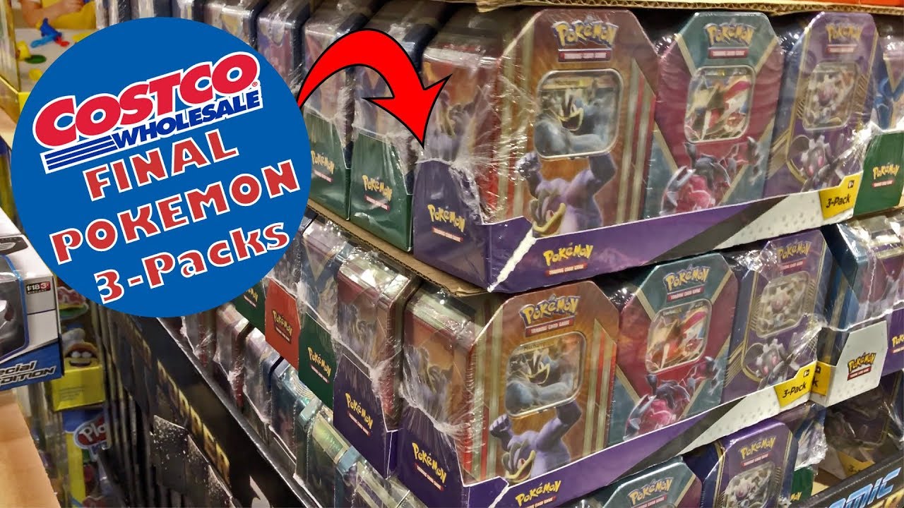 Opening The Final 25 3Pack of Pokemon Tins from Costco!!! YouTube