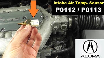 Acura TL Intake Air Temperature Sensor Testing and Replacement P0112 / P0113