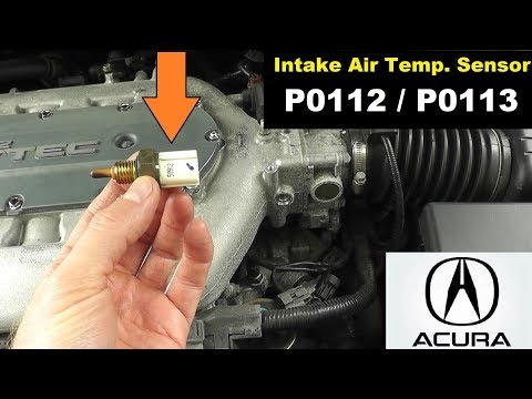 Acura TL Intake Air Temperature Sensor Testing and Replacement P0112 / P0113