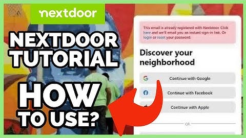 How to use Next Door? Next Door Beginner