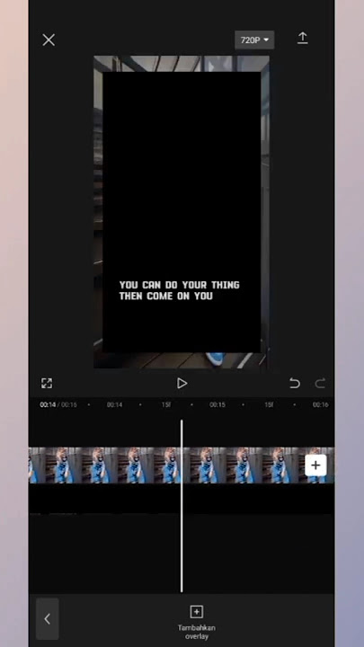 Cara menerapkan mentahan overlay lirik lagu di capcut