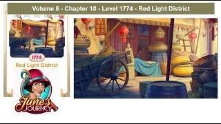 June's Journey - Volume 8 - Chap 10 - Level 1774 - Red Light District (Complete Gameplay, in order)