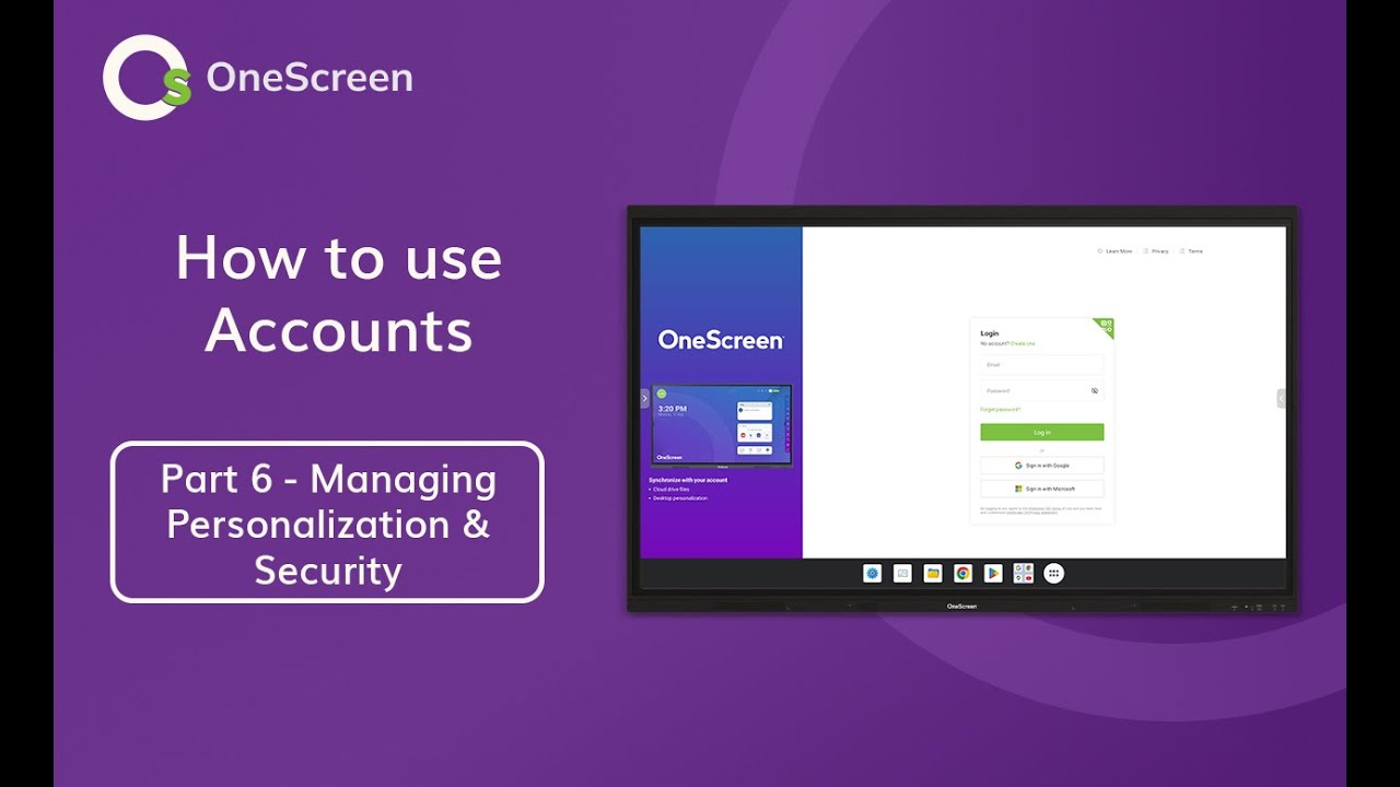 Accounts 6: Managing Personalization & Security - T7 Training