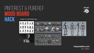 Pinterest and PureRef Mood Board Hack