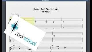 Vignette de la vidéo "Aint' No sunshine Rockschool Debut Grade Acoustic Guitar"