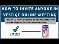 How to invite people in vestige on phone  how to invite guest in vestige through smartphone 2020