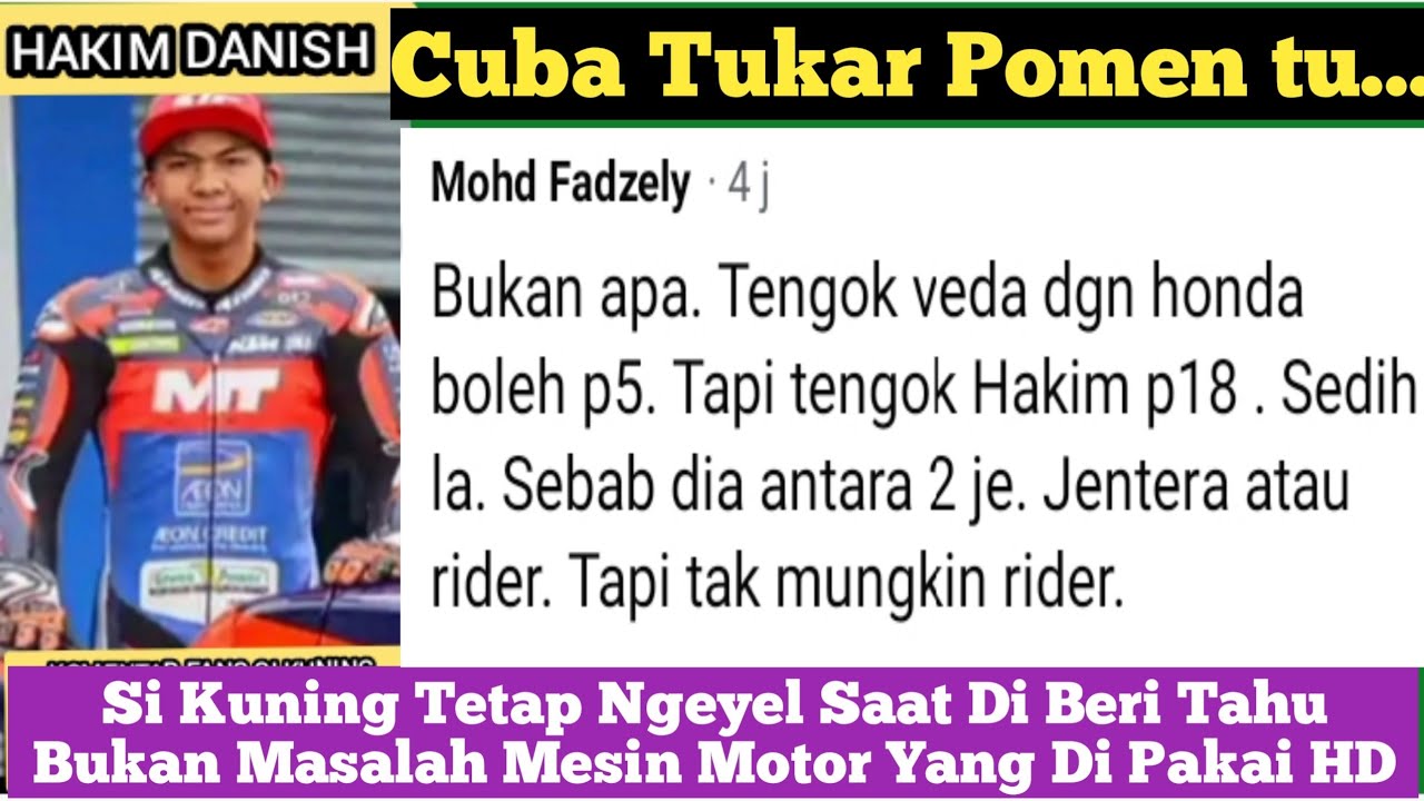 Komentar Ngeyel Fans Si Kuning Meski Sudah Di Kasih Tau Bukan Salah Motor Yang Di Pake HD