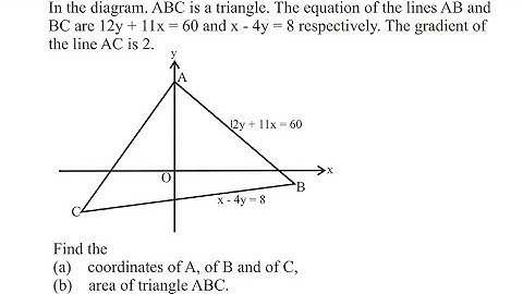 COORDINATE GEOMETRY-2024 Additional mathematics internal G12 ECZ exam Q12 P1
