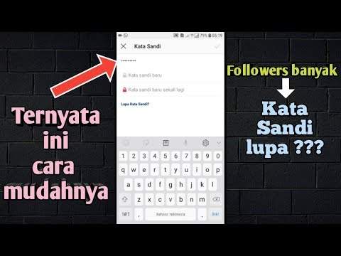 Cara mengganti kata sandi instagram yan lupa