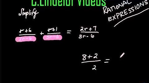 Adding and Subtracting Rational Expressions 5