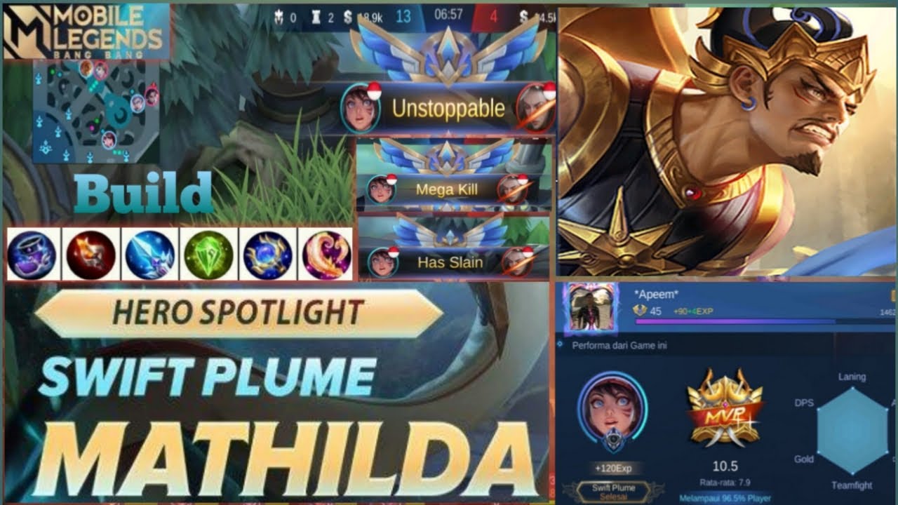 Gameplay Mathilda Vs Bendeta offline Combo Gatot || Mobile legends