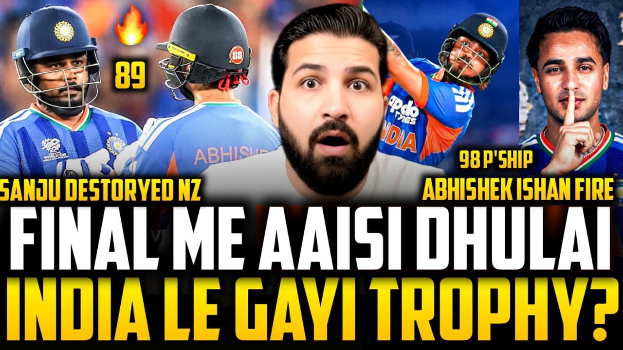 Sanju, Abhishek, Ishan smash Kiwi bowlers in the final