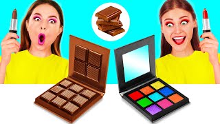 巧克力VS真正的食物挑戰 | 食用戰 BaRaDa Challenge