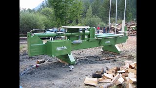 50 TON Pezzolato wood splitter to process big diameter logs