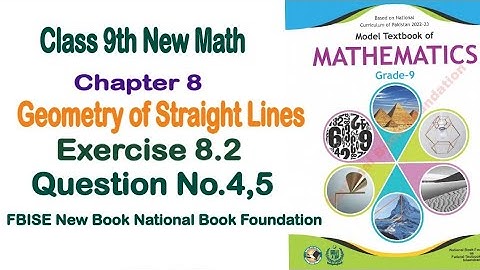 Exercise 8.2 class 9 NBF |Ex 8.2 class 9 NBF | National book foundation | Fbise Math
