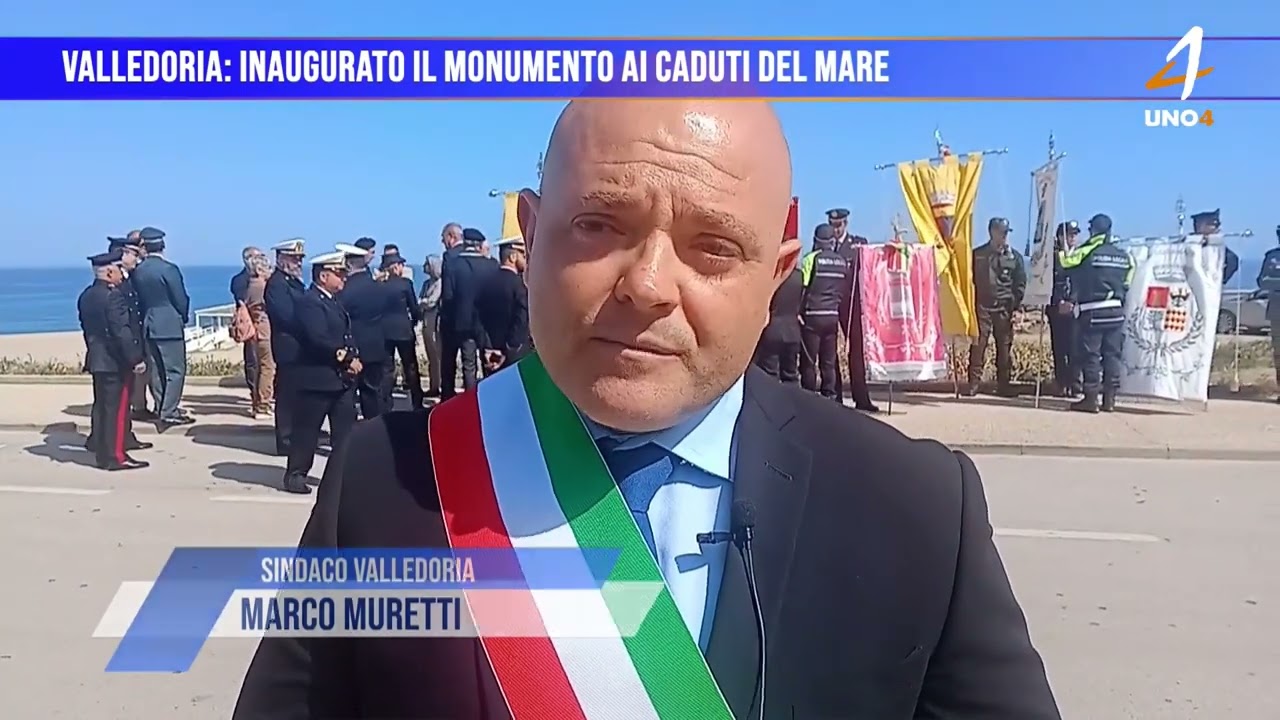 Valledoria: inaugurato il monumento ai caduti del mare