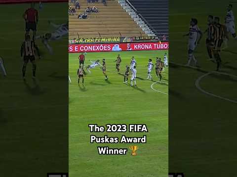 Видео: The 2023 FIFA Puskas Award Winning Goal 