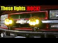Harbor freights new roadshock edge led lights unboxing install and test