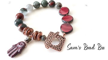 Sam’s Bead Box Unboxing August 2022, DIY Bracelet Tutorial, and Giveaway Winner! 🤩🥳