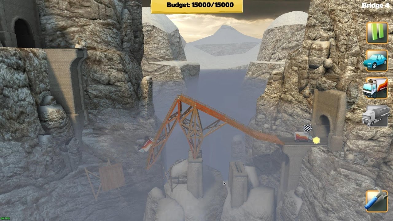 Bridge Constructor ·· Linux Native Gameplay
