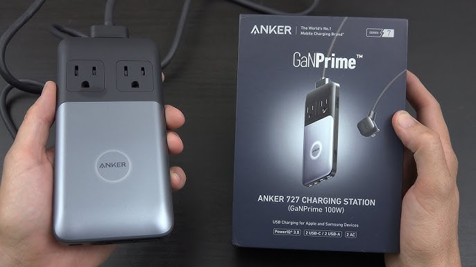 Anker 2-in-1 Portable Charger,10000mAh Power Bank with 65W Wall Charger, 2  USBC+USB-A GaNPrime Charging for iPhone 13, Samsung,MacBook, Dell 