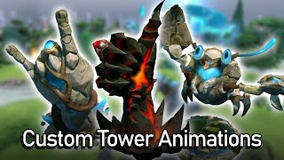 Dota 2  Custom Tower Special Animations