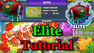 Bloonarius Elite - Easiest Basic Strategy || Town Center || Tutorial (BTD6)