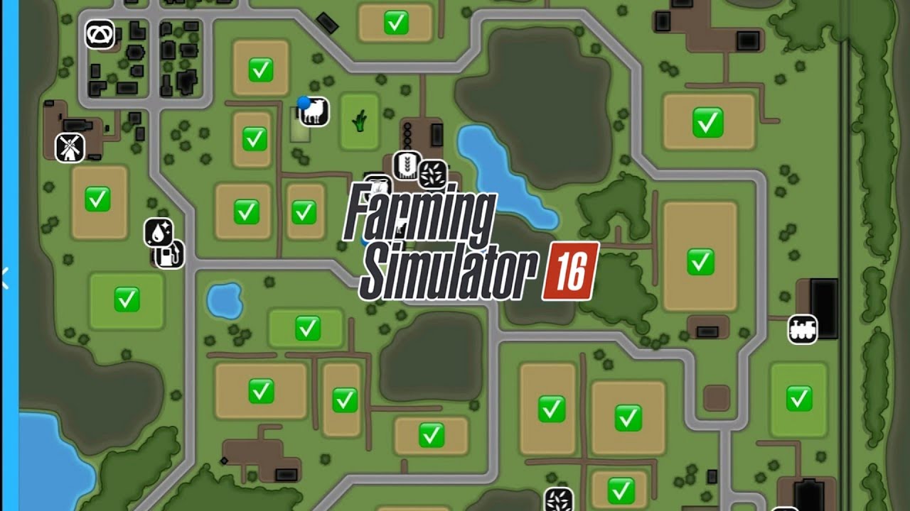 Fs16 Map Fs 16 How To Buy All Fields ? Farming Simulator 16 ! timelapse #fs16 ...
