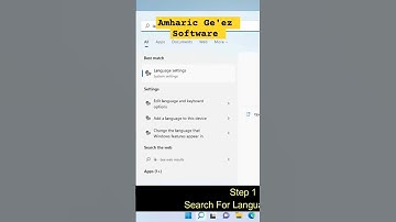 Amharic Keyboard Writing | Power Geez Software