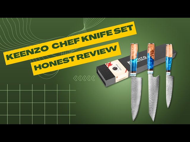 KEENZO Damascus Knives Review, The Ultimate Kitchen Companions Put to the  Test