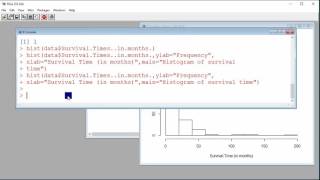 Histogram and Boxplot with R