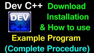 How to Download and Install Dev C++ | How to use Dev C++ | in telugu | By Sudhakar Bogam