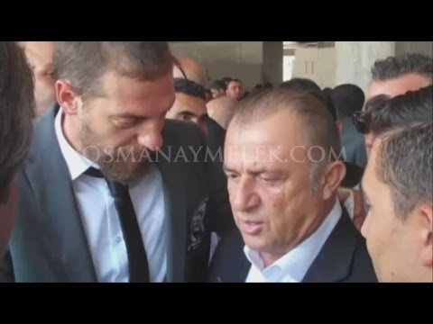 Süleyman Seba Veda Töreni - Fatih Terim'in Slaven Bilić'e taziyesi